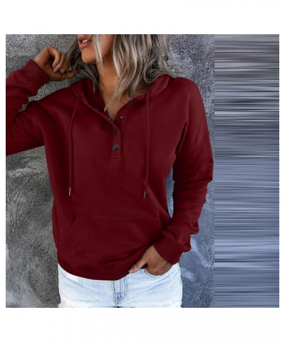 Women's Fall Sweatshirt 2023 Casual Fashion Solid Color Long Sleeve Pullover Hoodies Sweatshirts, S-2XL 1-wine $6.90 Hoodies ...