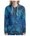 Island Tribal Zipper Women Hoodies with Pocket, Leopard Print,Music Notes Plus Size Hooded Sweatshirt Sport Coat Sea Turtles ...