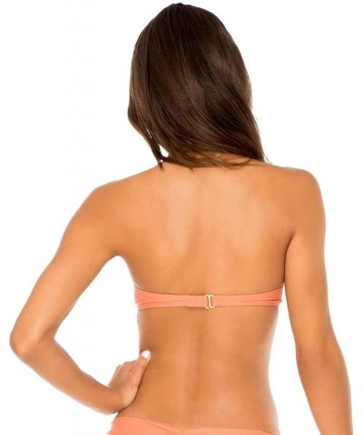 Cosita Buena Cutting Edge Underwire Push-Up Bandeau Azafran $45.57 Swimsuits