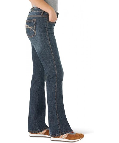 Women's Aura Instantly Slimming Mid Rise Boot Cut Jean Autumn Gold $20.30 Jeans