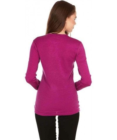 Minus33 Women's Ossipee Midweight Crew Top - 100% Merino Wool - Long Sleeve Thermal Base Layer - No Itch Renewable Fabric Rad...