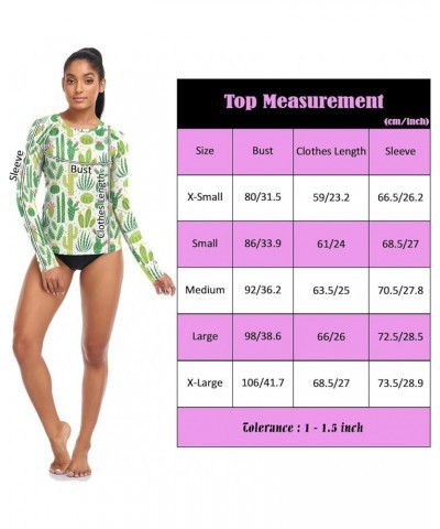 Women's Rash Guard Shirts Long Sleeve Swim Shirt for Women UV Sun Protection Quick Dry Surf Shirts for Workout Multicoloured ...