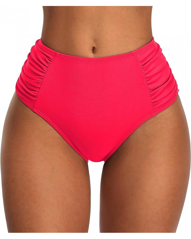 Women Side Tie Bikini Bottoms String Swimsuit Bottom Sexy Swim Bottom Red $13.99 Swimsuits