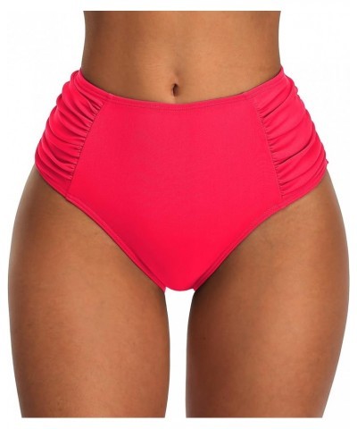 Women Side Tie Bikini Bottoms String Swimsuit Bottom Sexy Swim Bottom Red $13.99 Swimsuits