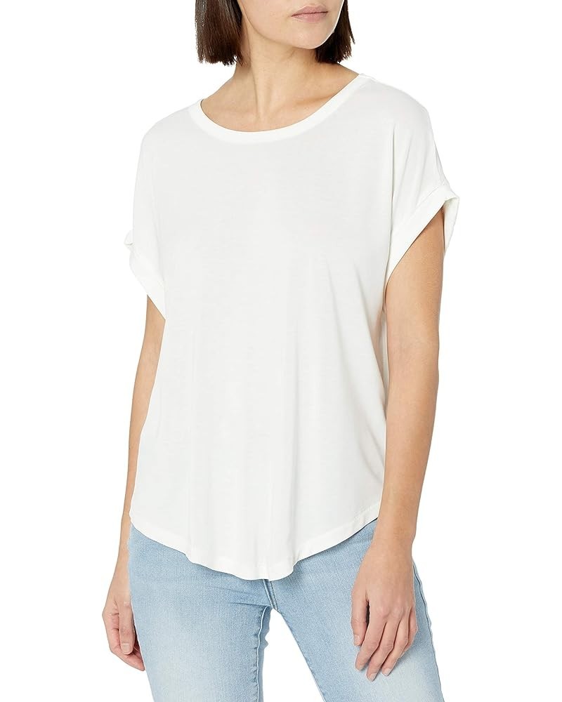 Women's Sandwash Dolman Tee Bright White $14.47 T-Shirts