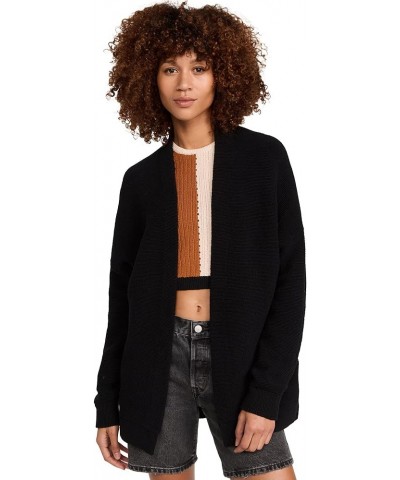 Women's Ottoman Cardigan Black $37.80 Sweaters