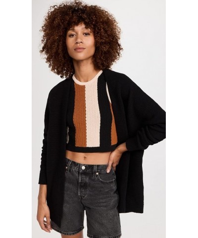 Women's Ottoman Cardigan Black $37.80 Sweaters