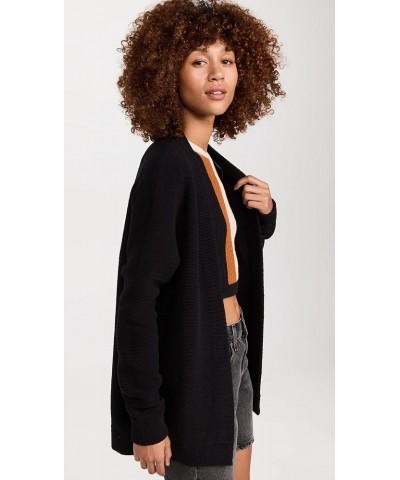 Women's Ottoman Cardigan Black $37.80 Sweaters