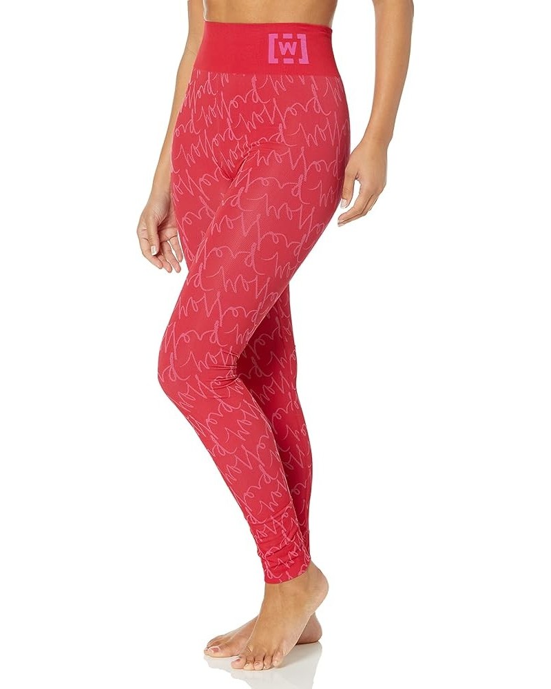 Women's W Athleisure-Leggings Red Glow/Orchid $21.13 Leggings