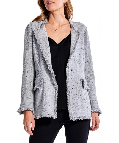 Women's Fringe Mix Knit Blazer Reflection $46.66 Blazers