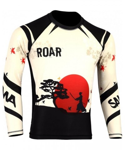 Long Sleeve MMA Rash Guard UFC Cage Fight BJJ Wear No Gi Training Shirts Samurai $12.92 Shorts