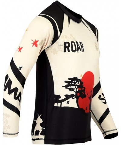 Long Sleeve MMA Rash Guard UFC Cage Fight BJJ Wear No Gi Training Shirts Samurai $12.92 Shorts