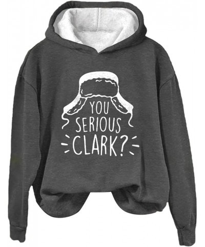 Womens Oversized Sweatshirts Hoodies Long Sleeve |IT'S A BEAUT CLARK|Sweaters For Women Sweatshirt Sweatshirts Z1-dark Gray $...