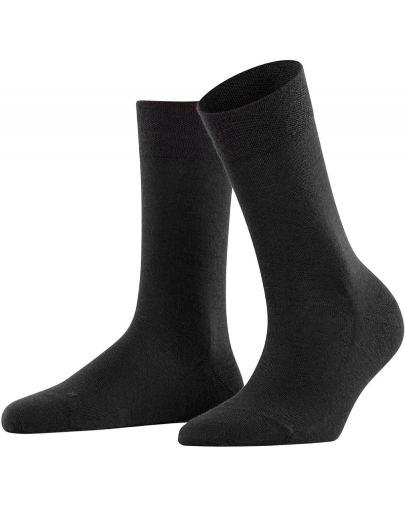 Women Sensitive Berlin Wool Cotton with Soft Tops 1 Pair Black (Black 3000) $18.15 Socks