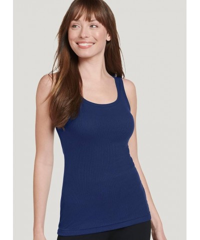 Women's Activewear 100% Cotton Rib Tank Just Past Midnight $10.34 Activewear