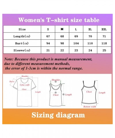 Women's Short Sleeved Casual T-Shirt V-Neck Crewneck top T-Shirt Loose Comfortable top Lightweight Printed T-Shirt 2253-blue ...