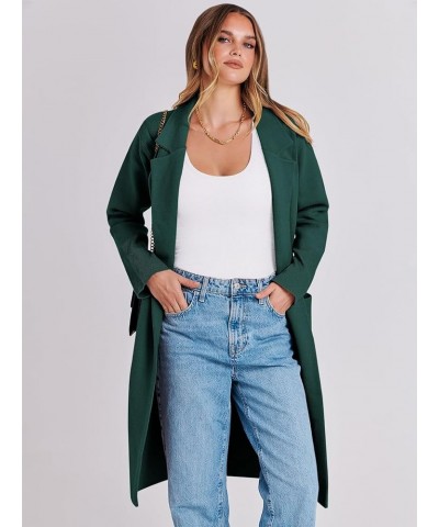 Cardigan for Women Oversized Open Front Long Sleeve Sweater 2023 Fall Trendy Knit Blazer Jacket Outwear Coatigan Dark Green $...