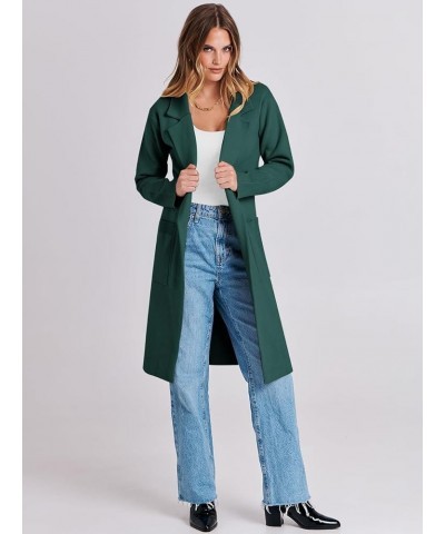 Cardigan for Women Oversized Open Front Long Sleeve Sweater 2023 Fall Trendy Knit Blazer Jacket Outwear Coatigan Dark Green $...