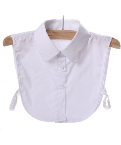 Women's Fake Collar Detachable Dickey Collar Blouse Half Shirts False Collar, White $8.24 Tops