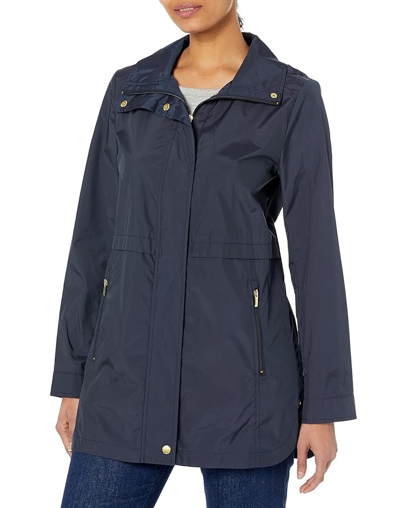 Women's Adjustable Packable Unlined Coat Indigo $31.84 Jackets